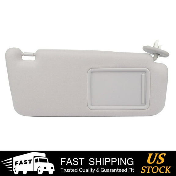 cciyu Gray Sun Visor Left Driver Side fit for 2009 2010 2011 2012 2013 2014 2015 2016 for Toyota venza Sun Visor Assembly with Sunroof