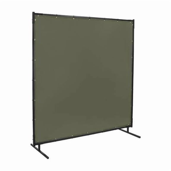 Steiner 501-6X6 Protect-O-Screen Classic with Olive Green Canvas Duck FR Welding Screen and Frame