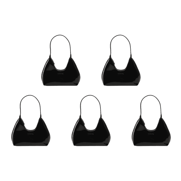 Bolso Media para Mujer Mano Informal Charol Shopper Niña ()