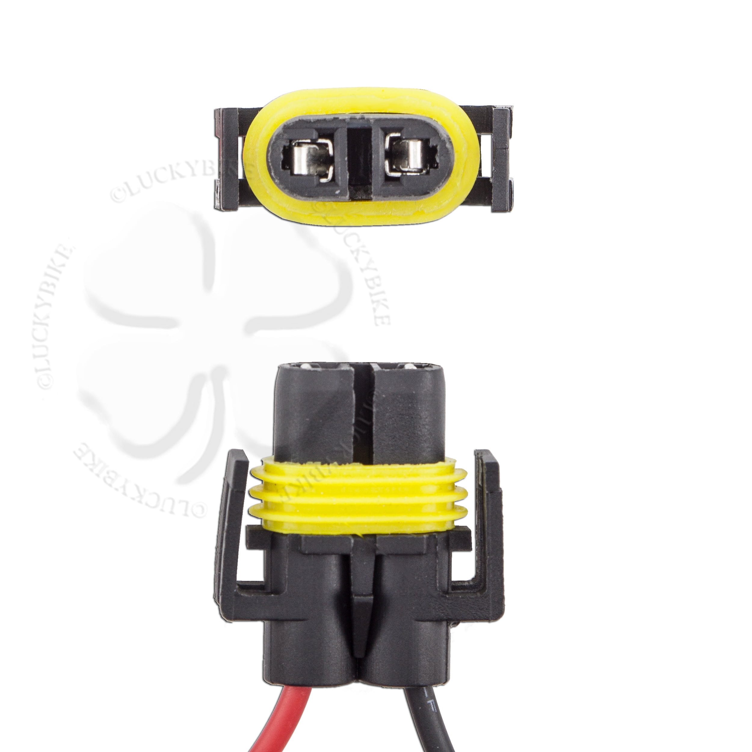 1x Female Headlight Adapter Plug H11 H8 H9 880 Light Connector Harness Socket