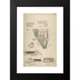 thumbnail image 2 of Charles Edward Mallows 11x14 Black Modern Framed Museum Art Print Titled - Design for a Smithy and Two Cottages (Late 19th-Early 20th Century), 2 of 5