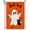 Ghost, variant on Hello Fall Garden Flag 12x18 Double Sided, Burlap Seasonal Thanksgiving Autumn Blue Pumpkin Garden Flags Fall Decorations for Home Outside Porch Garden Decor, Small Decorative Outdoor Yard Lawn Flags