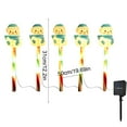 thumbnail image 3 of Eespoir Christmas Solar Ground Lights, 5 Pack Christmas Decorations Outside, Solar Lighted Santa Claus,Snowman with Garden Stakes, Yard Decor for Xmas Party, Holiday(A), 3 of 6