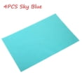 thumbnail image 1 of 1/4 Pcs Kitchen Dining Home Decor Waterproof Cupboard Mildewproof Antibacterial Refrigerator Pad Multifunction 4 PCS SKY BLUE, 1 of 8