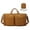 Brown, variant on URSOFINE Duffle Bag with Shoes Compartment, Foldable Travel Duffel Bags for Men Women, Packable Travel Bag Waterproof Overnight Weekender Bags with Trolley Sleeve