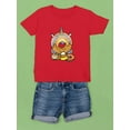 thumbnail image 3 of Unicorn Donut With Candycorn T-Shirt Juniors -Image by Shutterstock,  Medium, 3 of 4