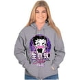 thumbnail image 4 of Betty Boop Hashtag Sassy Style Zip Hoodie Sweatshirt Women Brisco Brands L, 4 of 5