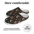 thumbnail image 6 of Lsque Cute Deer Pattern Womens Comfort Cotton on Scuff With Memory Foam and Anti-skid Sole Slipper-46/47, 6 of 7