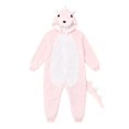 thumbnail image 6 of Ruyang Kids Unicorn Dinosaur Hooded Jumpsuit Button Down Long Sleeve Plush Jumpsuits Boys Girls Animal Dress Up Clothes, 6 of 8