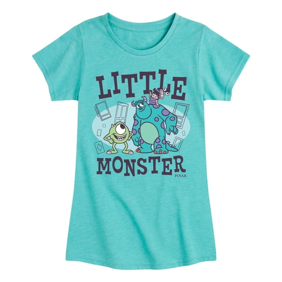 Monsters Inc - Little Monster - Youth Girls Fitted Short Sleeve T-Shirt