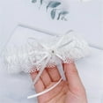 thumbnail image 2 of Silk Scarves Blue Garter Wedding Including Personalised Card As A Loving Bride – Wedding Garter Blue As Wedding Wedding Decoration Wedding Bride Polyester Scarf, 2 of 3