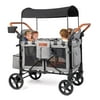 JOYMOR Stroller Wagon for 4 Kids, Bus Seating High Seat, Double Side Handles, for Unisex Infant