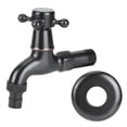 thumbnail image 1 of Grifo De Agua, Grifo De Lavadora De Rosca, G1/2in Fácil De Instalar Para Baño Para El Hogar Amonsee Washing Machine Tap, 1 of 8