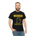 thumbnail image 4 of DJH Apparel | MICHIGAN: We Ain't Hard To Find Sports Athletic Unisex Tshirt, 4 of 5