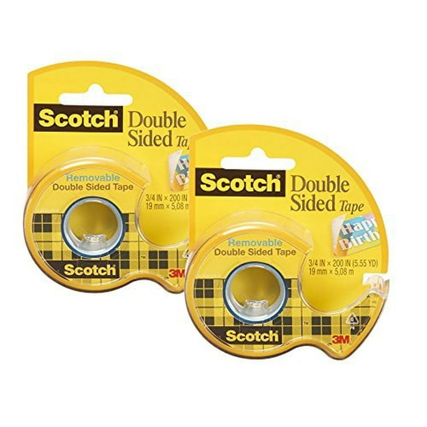 3m 238 Removable Double Sided Tape Walmart Com Walmart Com