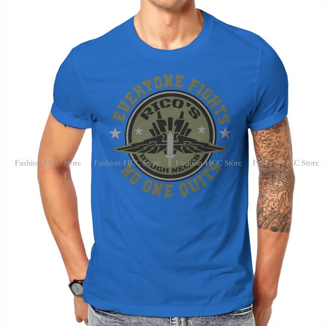 Starship Troopers 100% Cotton TShirts Mobile Infantry Ricos Roughnecks Distinctive Homme T Shirt Funny Size S-6XL Xinyi