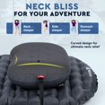 thumbnail image 3 of Almohada de camping Hikenture, ultraligera, inflable, portátil, gris, 3 of 6