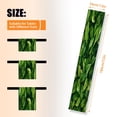 thumbnail image 2 of BaHomeck Table Runner 13*72 In,Set Of 1 Lush Green Leaves Symbolizing Growth And Vitality High Density Cotton Linens Machine Washable Table Runner For Kitchen Dining Table Coffee Table Decor, 2 of 4