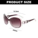 thumbnail image 2 of Gafas de sol retro de montura grande a la moda europea y americana, hechas de PC, 2 of 5