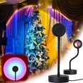 thumbnail image 1 of Sunset Lamp Projection Led Light,Sunset Lamp Projector 360 Degree Rotation,Night Light Projector Lamp,FYBTO tic Projector Light Home Party Bedroom Living Room Decor(Sunset Red), 1 of 5