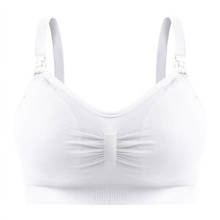 Adjustable nursing bra top buckle wireless underwear pregnant women push up anti-sagging nursing bra with breast pad