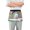 Cute Kitten in Flower Basket, variant on Server Apron with 3 Pockets Waterproof Waitress Waist Short Apron for Man Woman Gray Cat Hiding under Blanket 12 Inches