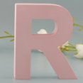 thumbnail image 3 of HLONK 2X Pink Wooden Floating Letters Door Numbers Alphabet Letter Address Spells R, 3 of 8