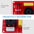 thumbnail image 3 of Phenofice High Pass Filter Frequency Divider 2 Way Crossover Filters Red ABS 1Pcs Car Audio Systems, 3 of 8
