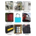 thumbnail image 1 of Cerradura de equipaje con cerradura de gabinete, 6 uds., con 2 llaves, aleación de Zinc, para el hogar, escuela, gimnasio, oficina, 1 of 5