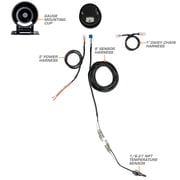 GlowShift Black Elite 10 Color Water Temperature Gauge