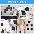 thumbnail image 3 of Tripumer 12 Pcs Self-Stick Pads Sticky Notes Self-Stick Pads 3 x 3 inch Reliable Adhesive Notepads for Office Home Use Black, 3 of 7