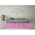 thumbnail image 3 of Ahgly Company Indoor Rectangle Abstract Pink Modern Area Rugs, 2' x 5', 3 of 4