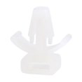 thumbnail image 1 of Soporte para bridas tipo base de silla, anclaje permanente a la pared o escritorio 17x15x7mm blanco 50 pcs, 1 of 3