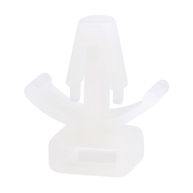 Soporte para bridas tipo base de silla, anclaje permanente a la pared o escritorio 17x15x7mm blanco 50 pcs