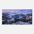 thumbnail image 2 of Rocky Blue Seashore in Morning - Modern Seascape Canvas Artwork, 2 of 3