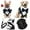 A525 Black L, variant on New Pet Leash Anti Breakaway Dog Suit One Chest Harness Tuxedo Set Includes Chest Harness And Leash Chest Strap Birthday Gift For Pet Dog Cat L