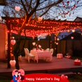 thumbnail image 4 of Cadena de luces LED JMEXSUSS 250 rojas para San Valentín, 28 m, resistente al agua, 4 of 9