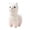 White, variant on Cute Alpaca Plush Figurine, Soft Fluffy Llama Stuffed Animal Doll for Home Decoration and Nursery Accents, Adorable Animal Toy Gift 9.84-inch White