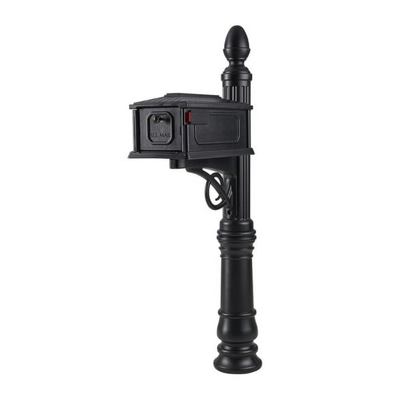 Architectural Mailboxes Black Plastic Mailbox Post
