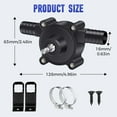 thumbnail image 7 of Drill Pump for Water Transfer, Self-Priming Electric Drill Powered Pump, Portable Hand Drill Water Pumps for Gasoline, Oil, Diesel, Aquarium, Garden – Heavy-Duty Transfer Pumps (1pc), 7 of 7