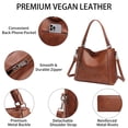 thumbnail image 3 of FALAN MULE Tote Bags for Women Crossbody Purse and Handbags Ladies Top Handle Satchel Shoulder Bags, 3 of 6