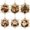J, variant on 6 Pcs Christmas Wooden Diamond Painting Ornament Kit,Round DIY Diamond Art Hanging Pendant Set with Pattern,Handmade Craft Supplies for Christmas Tree Decor,Holiday Family F