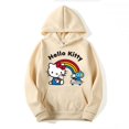 thumbnail image 1 of Hello Kitty Ice Cream Party Unisex Hoodie Cartoon Fashion Couple Oversized Sweatshirt Tops Spring Autumn Pullover ZR, 1 of 5