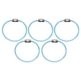 thumbnail image 2 of Naierhg 5/10Pcs Durable Steel Wire Rope Ring Connector Keychain Key Holder Hanging Cable, 2 of 8