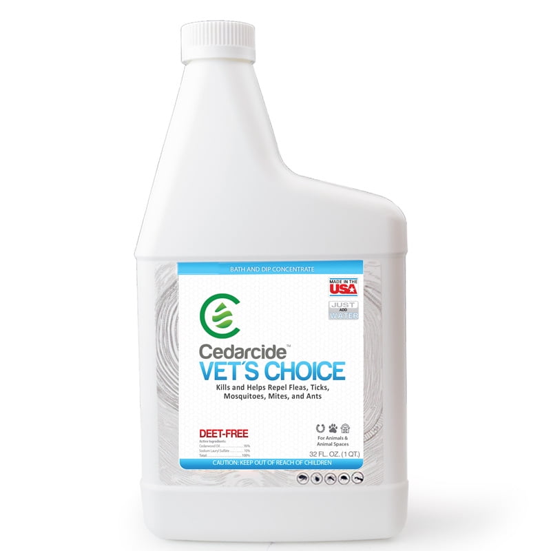 Vet's Choice Flea & Tick Dip for Dogs, Cats, & Livestock Natural