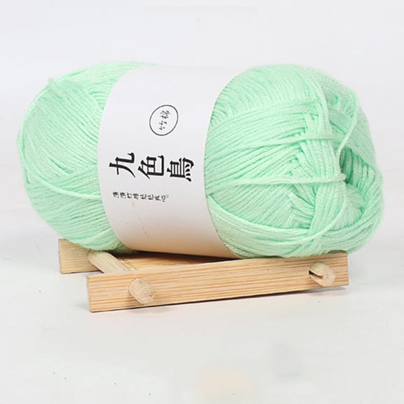 Medium Cotton Yarn,Yarn For Crocheting, Knitting,Bamboo Charcoal Cotton Baby Line Fine Wool Crochet Diy Children Cotton Yarn