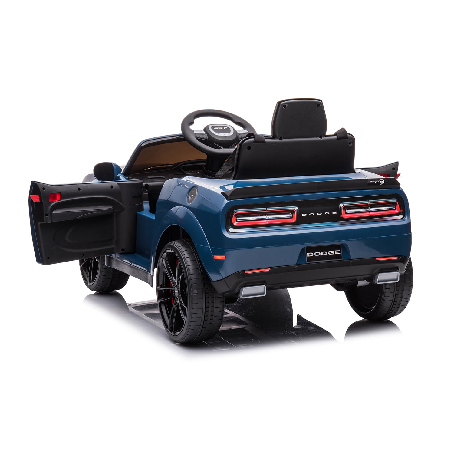CIPACHO 12V Electric Cars for Kids, Licensed DODGE Challenger Ride On Car, Remote Control Truck Car for Boys Girls, Battery Powered Kids' Vehicles with LED Lights, Blue CIPACHO 12V Electric Cars for Kids, Licensed DODGE Challenger Ride On Car, Remote Control Truck Car for Boys Girls, Battery Powered Kids' Vehicles with LED Lights, Blue