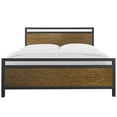 thumbnail image 3 of Crosley Furniture Lit Langston Grand en Naturel et Noir, 3 of 8