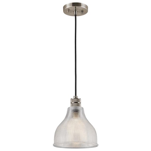 Kichler 43551CLP Devin 100W 1 Light Mini Pendant, Classic Pewter