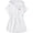 White, variant on Girls 2T-16 Hooded Swimsuit Zip-Up Terry Swim Cover Up